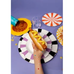 KARE Design Accessoires>Assiette Harlequin violet Ø31cm