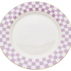 KARE Design Accessoires>Assiette Harlequin violet Ø21cm