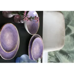 KARE Design Accessoires>Assiette Shirley violet Ø26cm