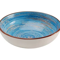 KARE Design Accessoires>Bol Swirl bleu Ø18cm