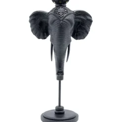 KARE Design Accessoires>Bougeoir Elephant Head noir 49cm