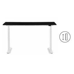 KARE Design Meubles>Bureau Office blanc noir 140x70
