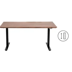 KARE Design Meubles>Bureau Office Symphony foncé noir 160x80
