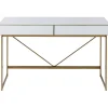 KARE Design Meubles>Bureau Soran doré 120x50cm