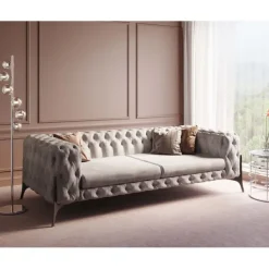 KARE Design Meubles>Canapé Bellissima 3-places taupe 240cm