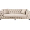 KARE Design Meubles>Canapé Bellissima 2-places velours taupe 200cm