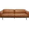 KARE Design Meubles>Canapé Calgary cuir marron clair 228cm