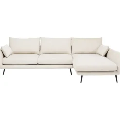 KARE Design Meubles>Canapé d angle Amalfi droite crème 275cm
