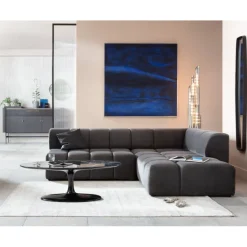 KARE Design Meubles>Canapé d angle Belami Velvet gris droit