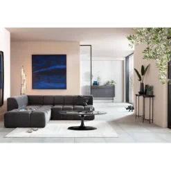 KARE Design Meubles>Canapé d angle Belami Velvet gris gauche