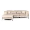 KARE Design Meubles>Canapé d angle Bellissima velours taupe gauche