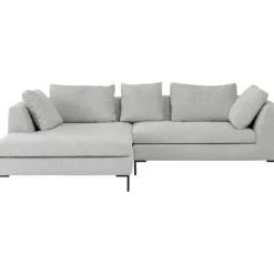 KARE Design Meubles>Canapé d angle Gianni Cord gris gauche