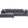 KARE Design Meubles>Canapé d angle Gianni gris gauche