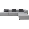 KARE Design Meubles>Canapé d angle Infinity Atlanta gris droite