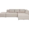 KARE Design Meubles>Canapé d angle Infinity Ottomane crème droite