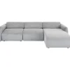 KARE Design Meubles>Canapé d angle Lucca gris droite 255cm