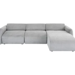 KARE Design Meubles>Canapé d angle Lucca gris droite 255cm
