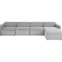 KARE Design Meubles>Canapé d angle Lucca gris droite 331cm