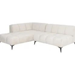 KARE Design Meubles>Canapé d angle Nia crème gauche 250cm
