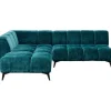 KARE Design Meubles>Canapé d angle Nia vert foncé gauche 250cm