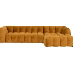 KARE Design Meubles>Canapé d angle Salamanca brun doré droite  320cm