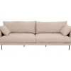 KARE Design Meubles>Canapé Edna 3-places crème 245cm