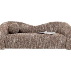 KARE Design Meubles>Canapé23-places Livia mélange marron 201cm
