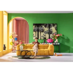 KARE Design Meubles>Canapé 3-places Salamanca jaune 240cm