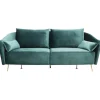 KARE Design Meubles>Canapé Vegas Forever 3-places pétrole