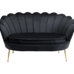 KARE Design Meubles>Canapé Water Lily 2-places Or noir