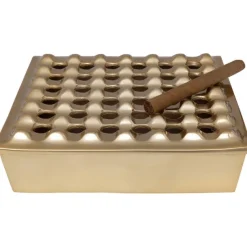 KARE Design Accessoires>Cendrier Soho carré laiton 25x25cm