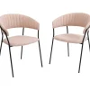 KARE Design Meubles>Chaise a. acc. Belle rose (2/set)