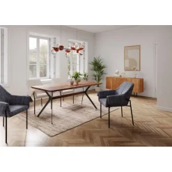 KARE Design Meubles>Chaise a. acc. Bess Grey Flitter