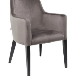 KARE Design Meubles>Chaise a. acc. Black Mode gris