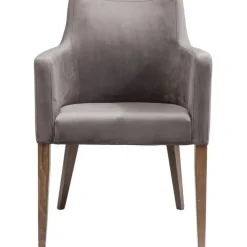KARE Design Meubles>Chaise a. acc. Mode velours gris