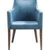 KARE Design Meubles>Chaise a. acc. Mode velours pétrole