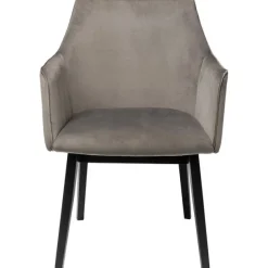 KARE Design Meubles>Chaise a. acc. Modino velours gris