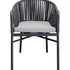 KARE Design Meubles>Chaise a. acc. Santanyi gris foncé