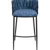KARE Design Meubles>Chaise de bar Saluti bleu 77cm
