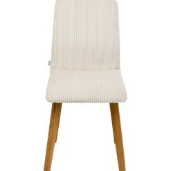 KARE Design Meubles>Chaise Lara velours cotelé crème
