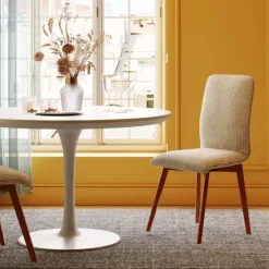 KARE Design Meubles>Chaise Lara velours cotelé crème