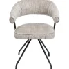KARE Design Meubles>Chaise pivotante Arabella argent