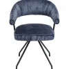 KARE Design Meubles>Chaise pivotante Arabella bleu