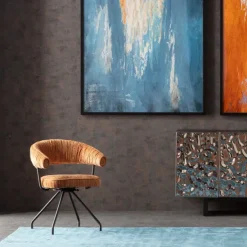 KARE Design Meubles>Chaise pivotante Arabella Orange