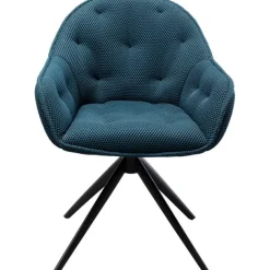 KARE Design Meubles>Chaise pivotante Carlito Mesh vert pétrole