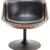 KARE Design Meubles>Chaise pivotante Club noyer