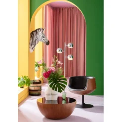 KARE Design Meubles>Chaise pivotante Club noyer