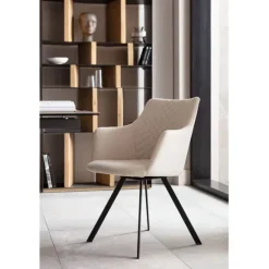 KARE Design Meubles>Chaise pivotante Coco crème