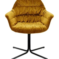 KARE Design Meubles>Chaise pivotante Colmar jaune