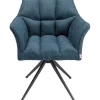 KARE Design Meubles>Chaise pivotante Thinktank Bleu